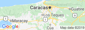 Los Teques map
